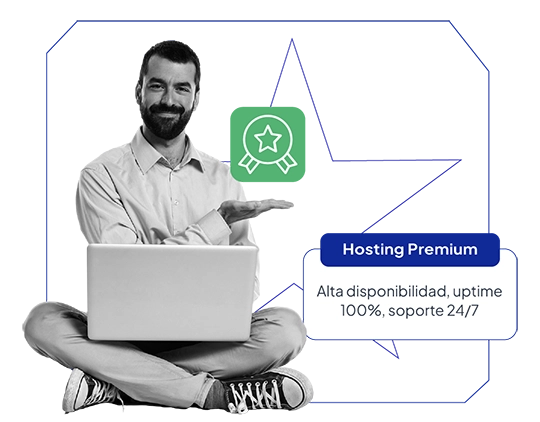 Usuario satisfecho con Planeta Hosting, web hosting SSD en Perú 100% uptime y soporte premium 24/7